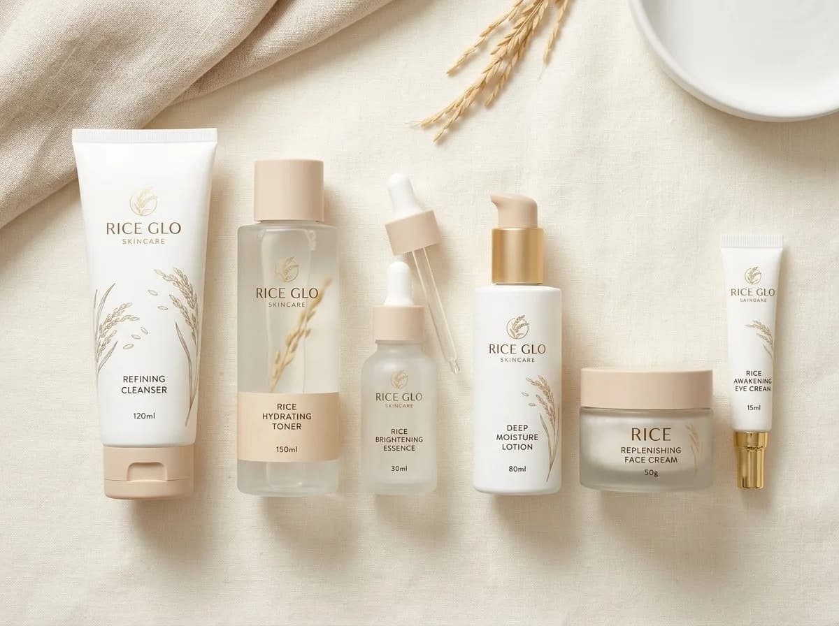 BIOAQUA Rice Raw Pulp 6-Piece Skincare Set