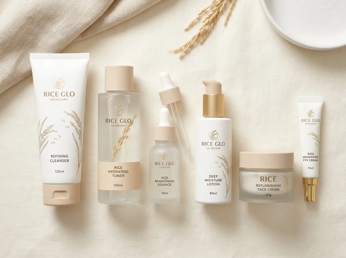 BIOAQUA Rice Raw Pulp 6-Piece Skincare Set