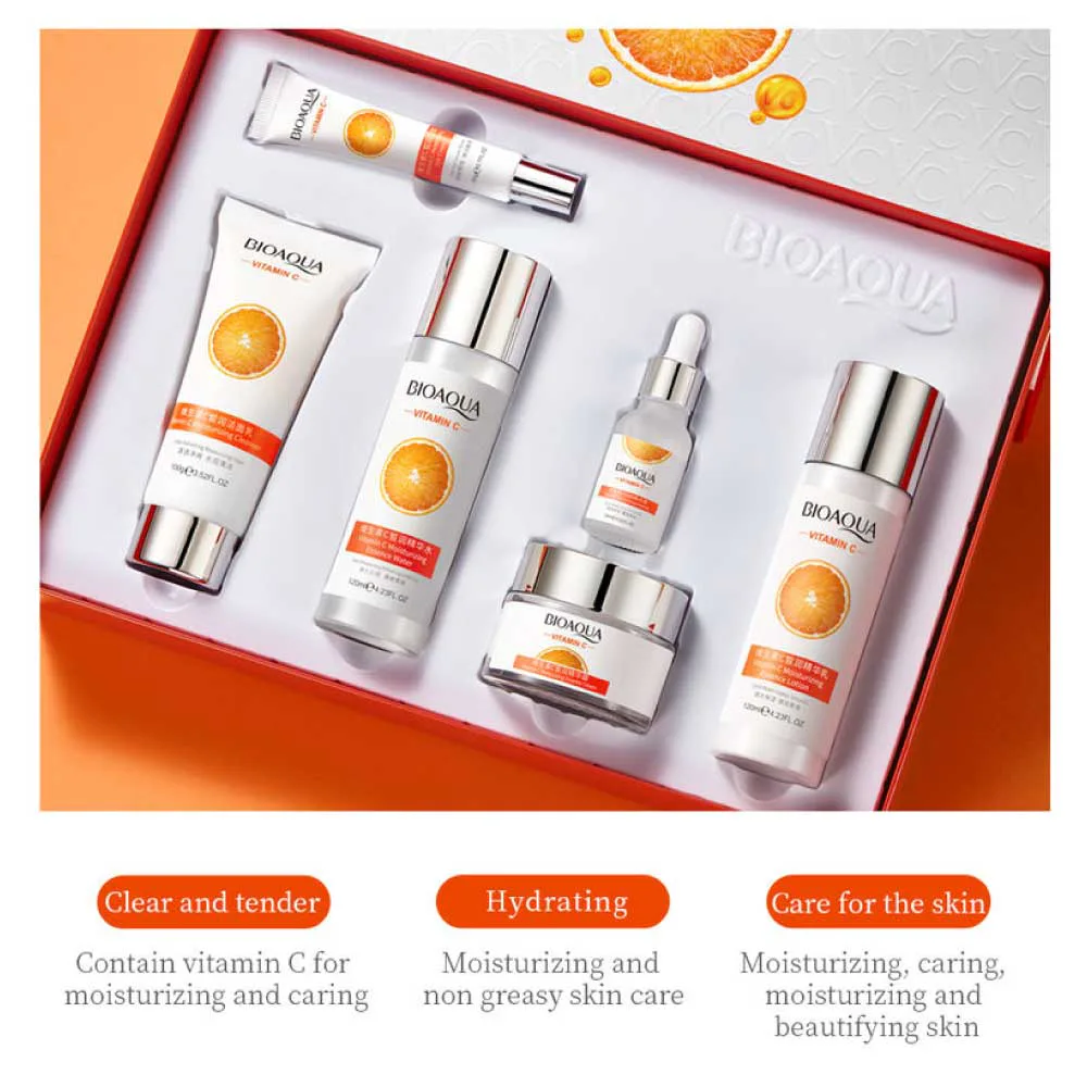 BIOAQUA Vitamin C 6-Piece Korean Skincare Set - 3