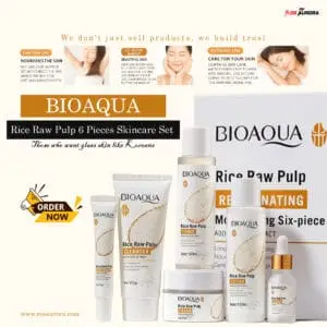 BIOAQUA Rice Raw Pulp 6-Piece Skincare Set